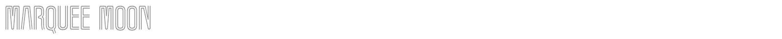 Marquee Moon font preview